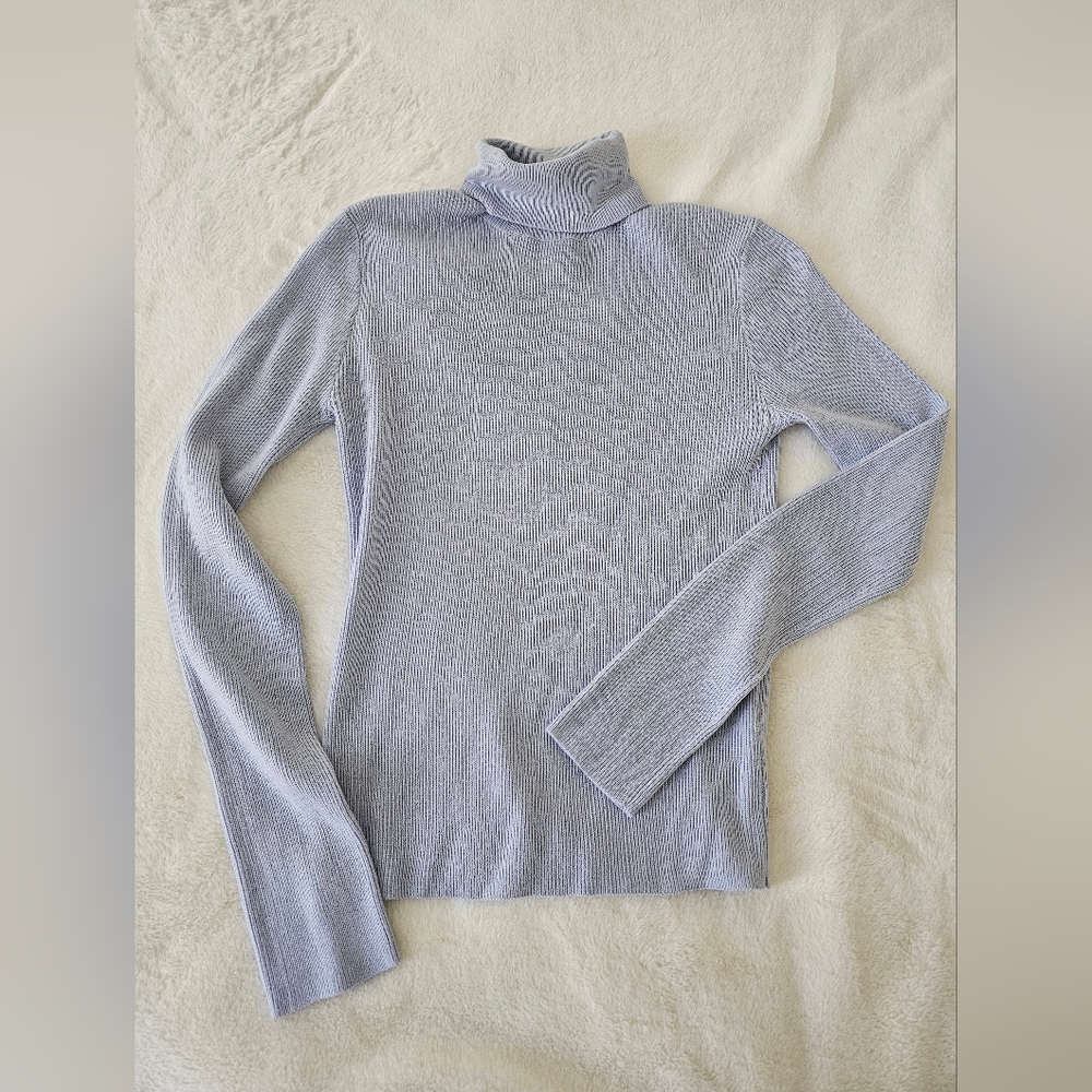Baby Blue Turtleneck